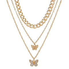 Celestial Canopy Multi Layer  Diamond Necklace