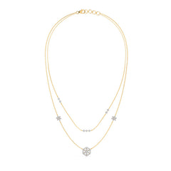 Lawrence Floral Multi Layer Necklace