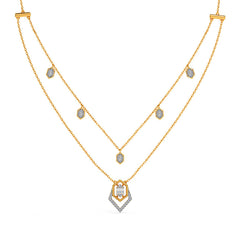 Swaying Beads Diamond Necklace
