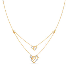 Forever Glitter Multi Layer Diamond Necklace