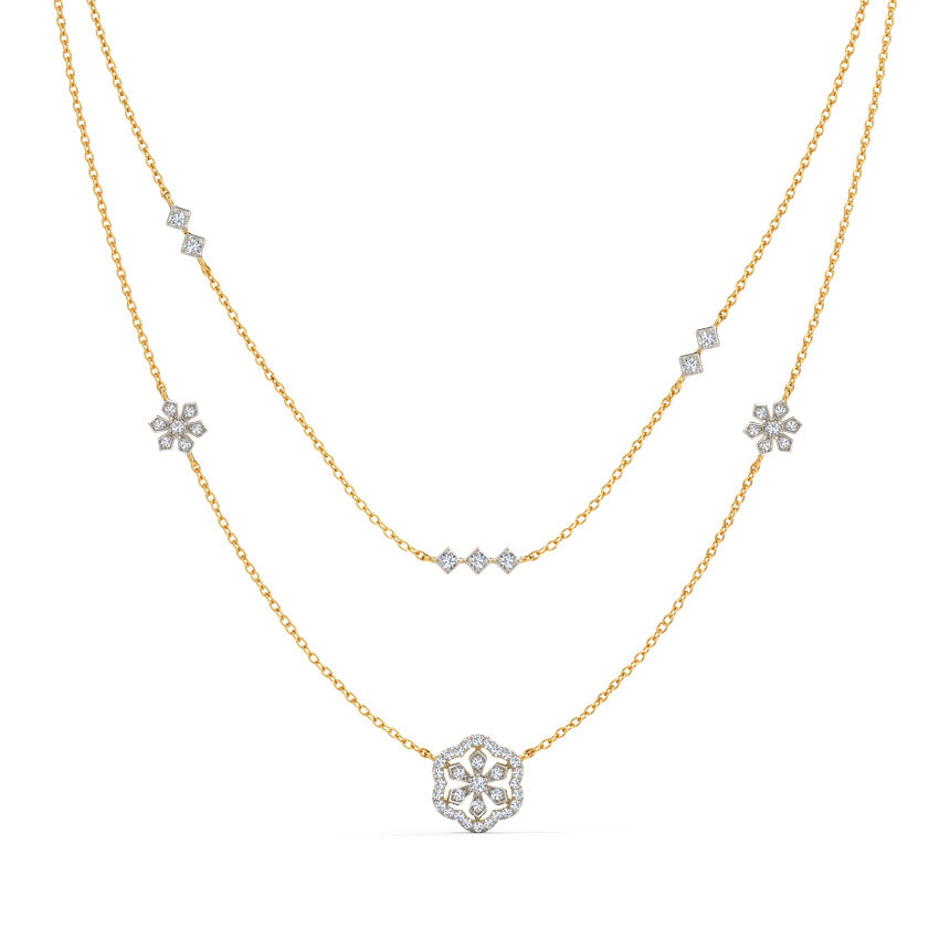 Lawrence Floral Multi Layer Necklace
