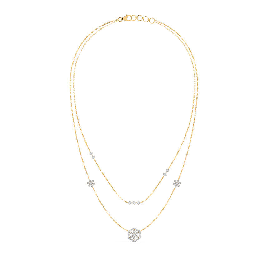 Lawrence Floral Multi Layer Necklace