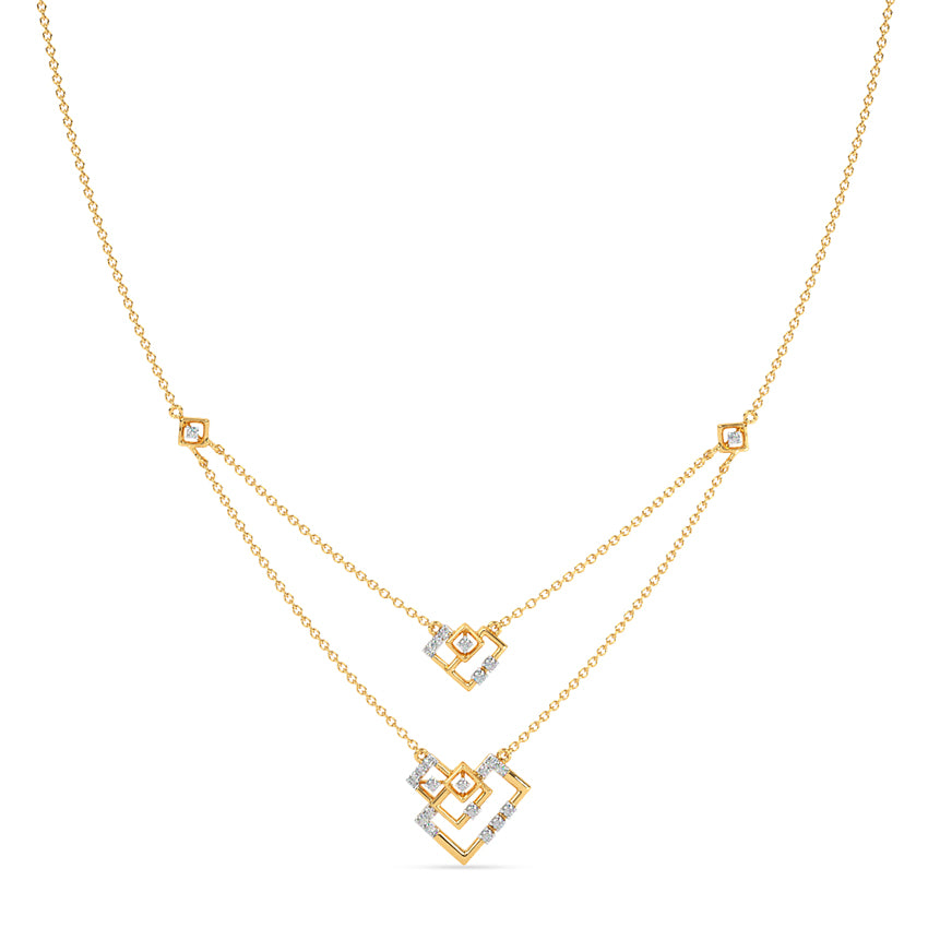 Forever Glitter Multi Layer Diamond Necklace