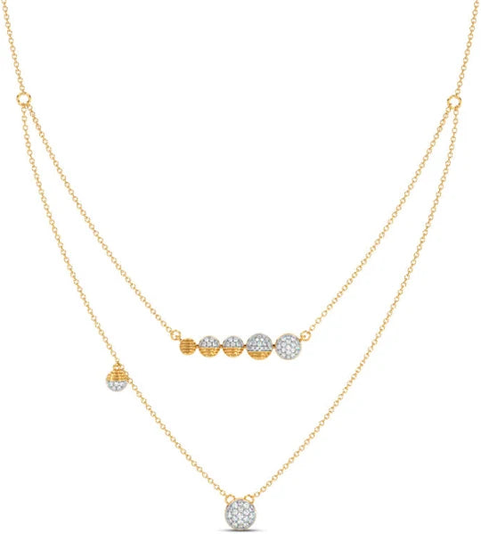 Forever Glitter Multi Layer Diamond Necklace